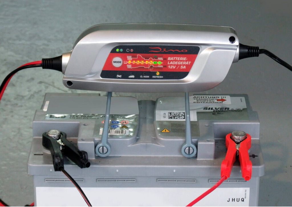 Dino Kraftpaket Batterieladegerät 12V 5A PKW Auto Motorrad Produktbild 7