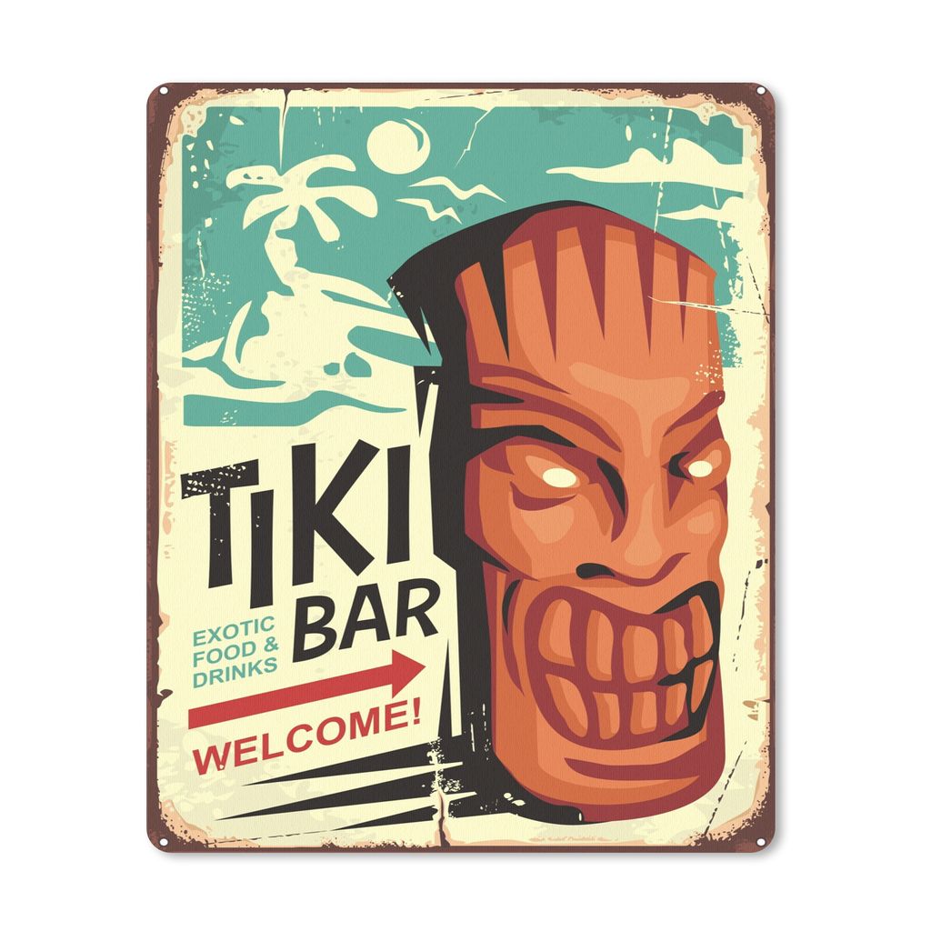 MuchoWow Mauspad Mousepad Maske - Vintage - Tiki 19x23 cm - Mousepads - Maus Mat - Pad - Mausunterlage - Mauspads - Spielen