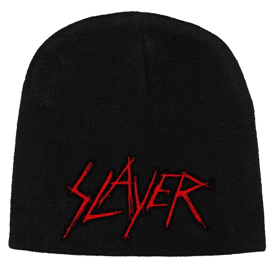 Slayer - Mütze für Herren/Damen Uni RO6628 (Einheitsgröße) (Schwarz/Rot)