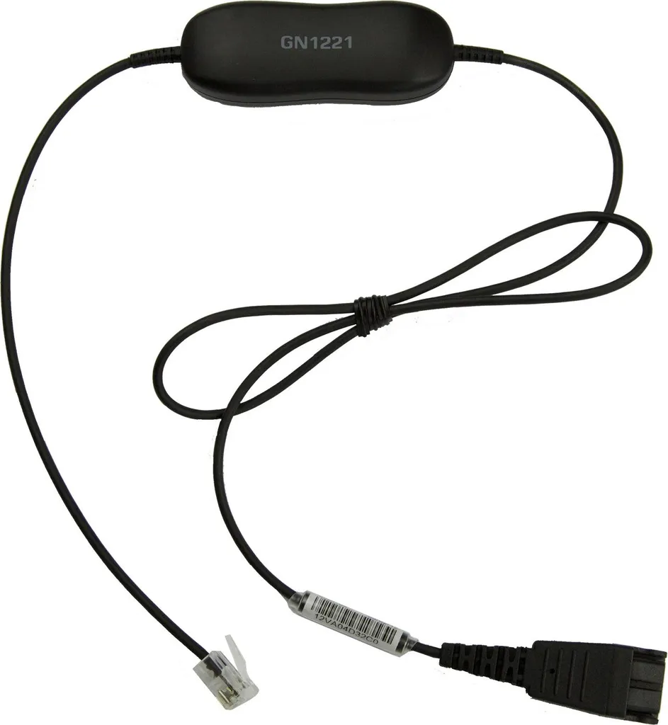 Réparez votre connexion casque avec le câble Jabra GN1221 QD RJ9 lisse