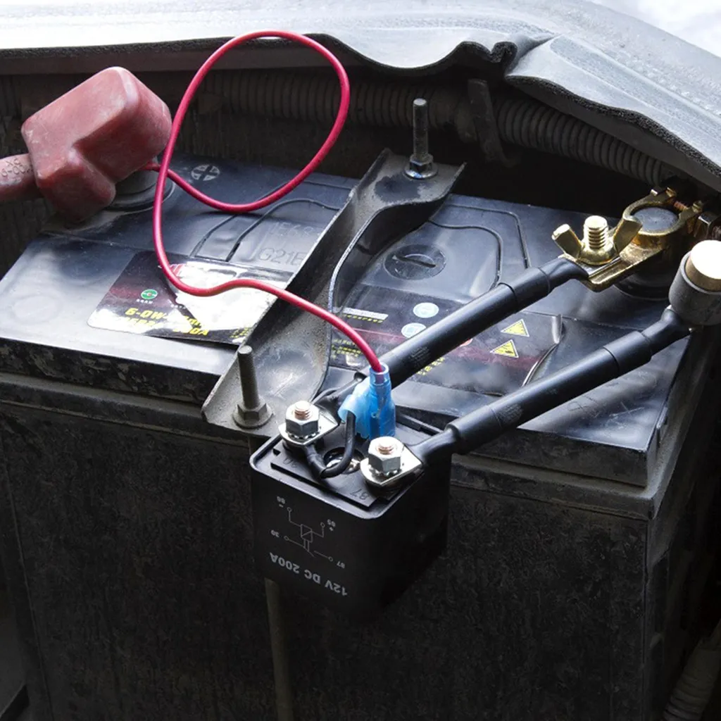 Interrupteur de batterie sans fil 12V 200A universel avec commande