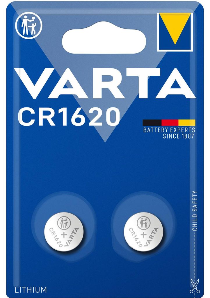 Varta 06620, Dobíjecí baterie, CR1620, Lithium, 3 V, 2 Obrázek produktu 
