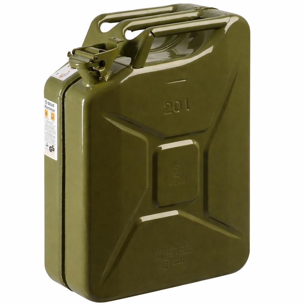 Metall Transportkanister 20 Liter Reserve Produktbild 