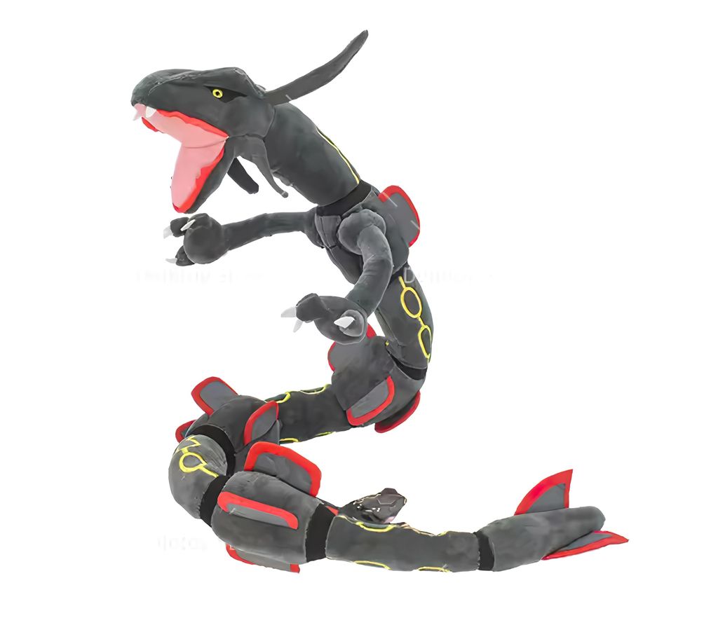Pokémon Rayquaza Plüschtier Grau Biegsam 80cm Produktbild 