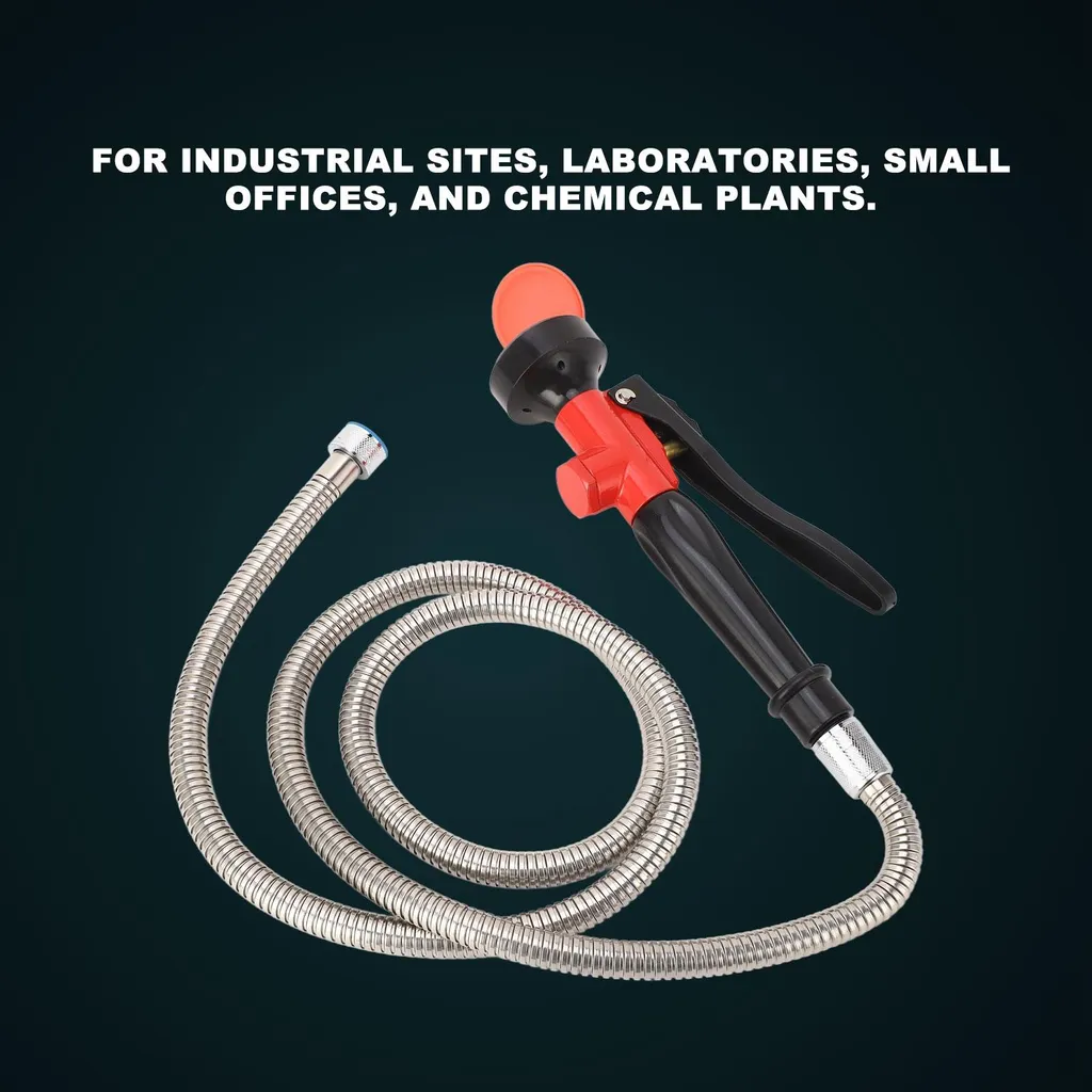 Douche oculaire d'urgence murale DN15, solution rinçage anti-acide - 18