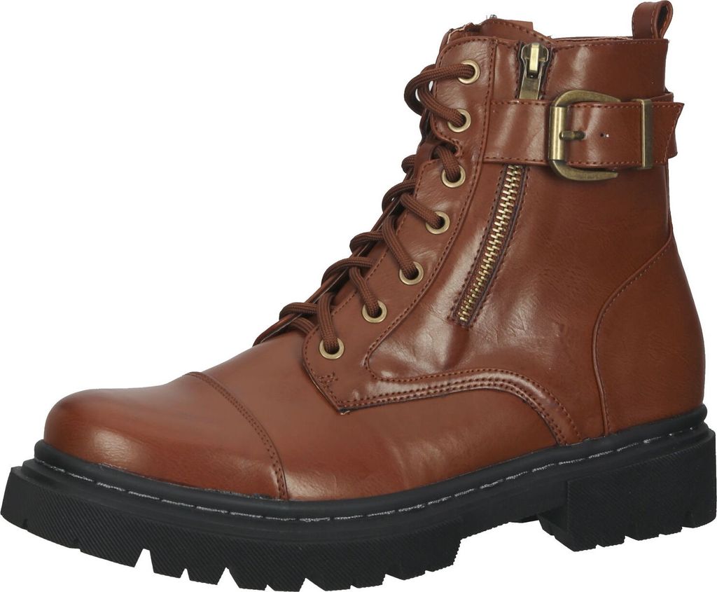 Fitters Footwear Stiefel in Übergrößen Braun 2AC3802 Zita Cognac große Damenschuhe