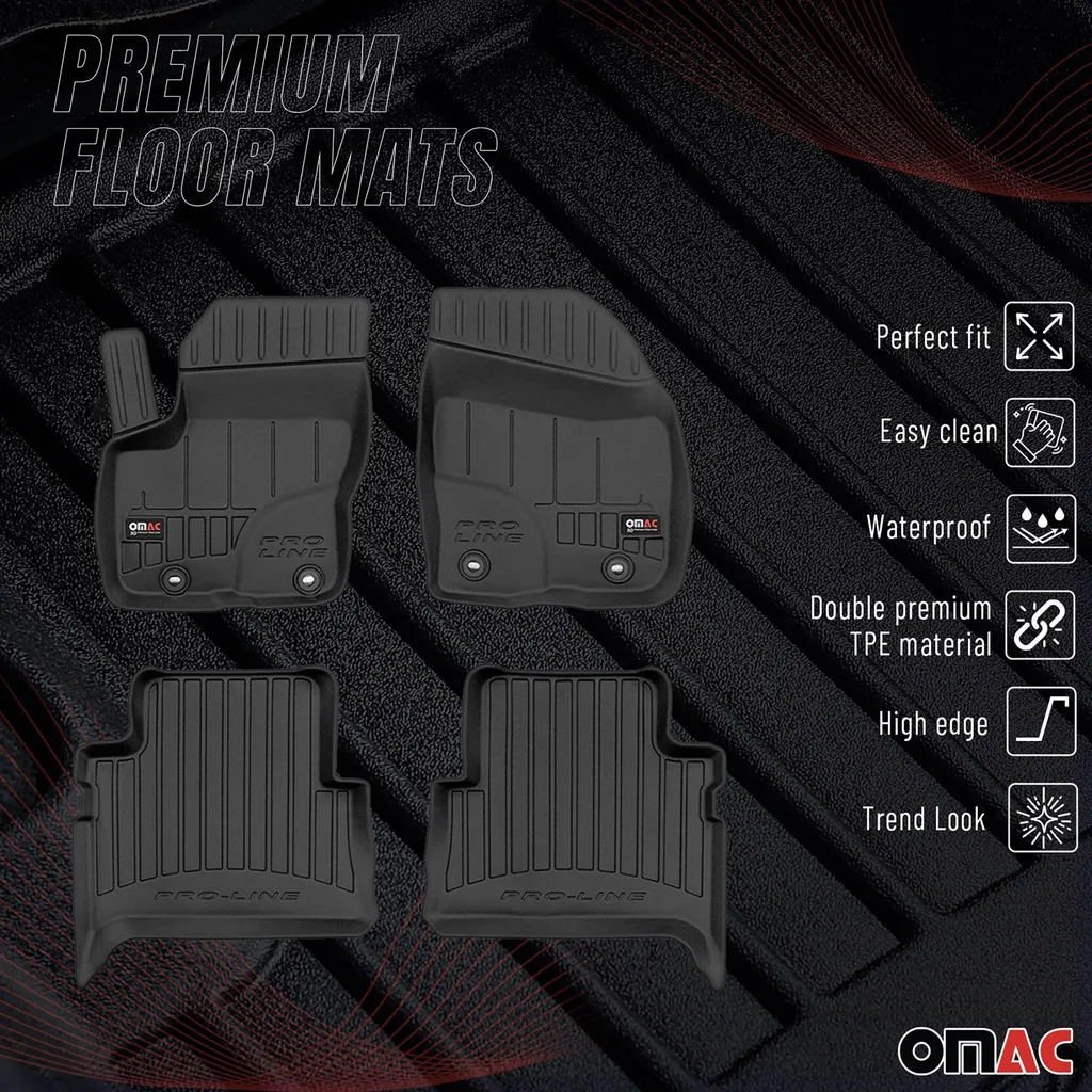 Tappetini Off-Road Ford Kuga 2008-2013 - Gomma TPE 4 Stagioni - 15