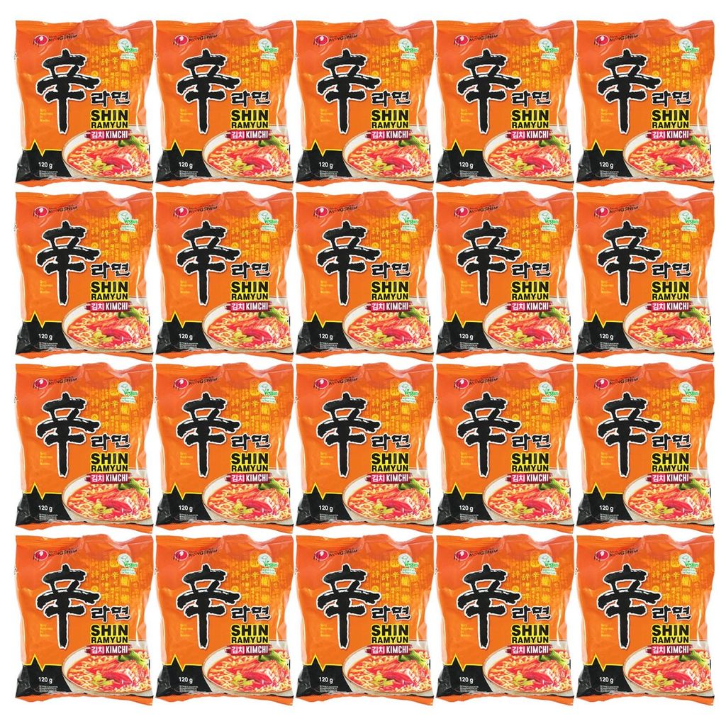NONGSHIM - Tagliatelle istantanee Shin Kimchi - 20 X 120 GR Immagine del prodotto 