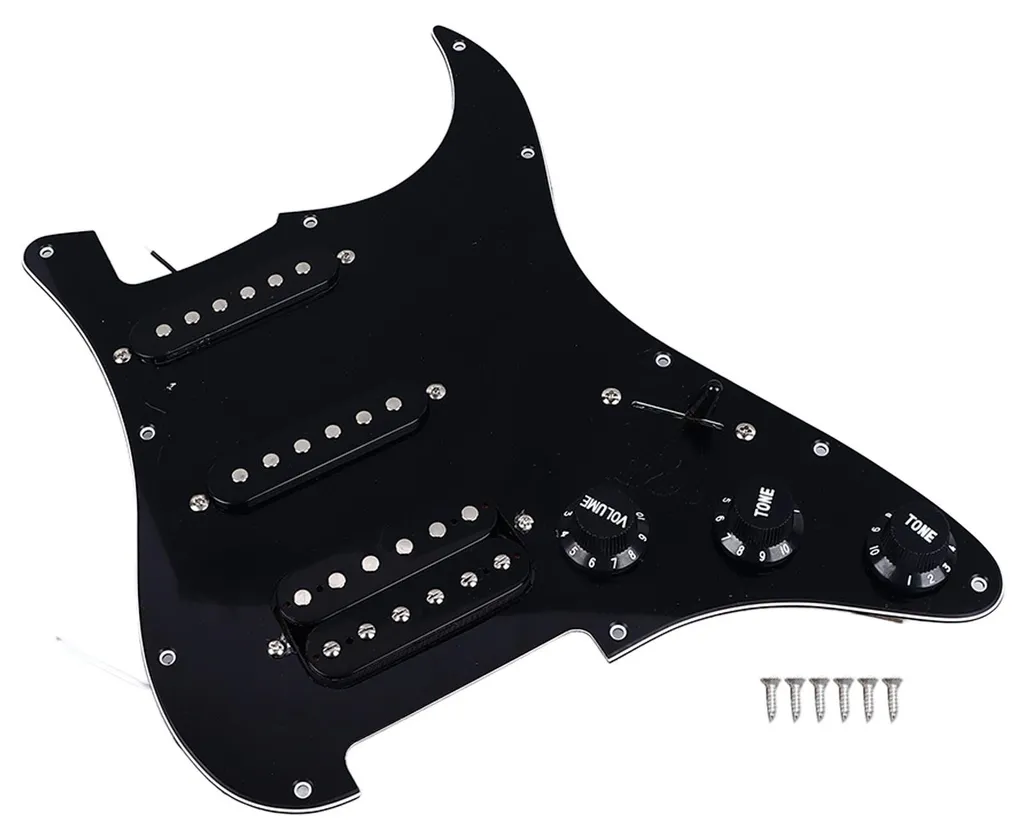 Plaque guitare électrique SSH15 noire pour modifier le son studio