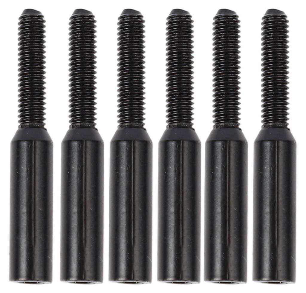 6-teiliges Set aus runden Sechskantschrauben aus Metall für E-Gitarren und Tremolosysteme