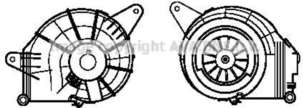 Pulseur d'Air Habitacle pour Mercedes Vito et Viano W639 - OE 8358004