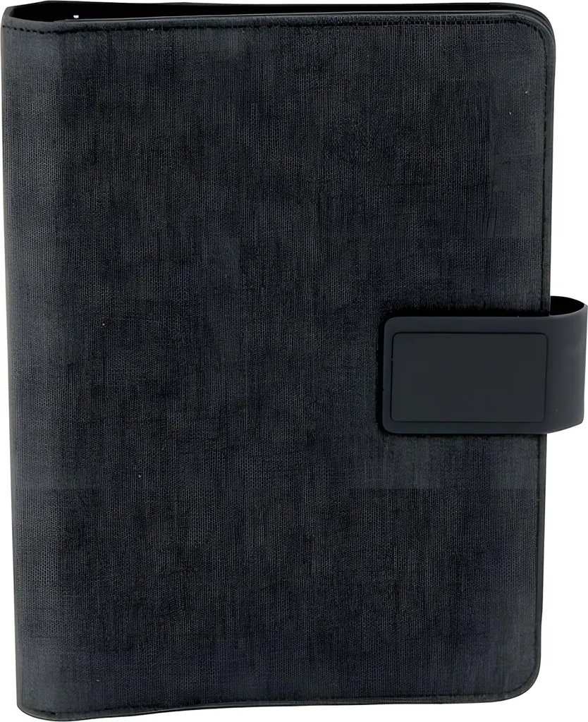 Agenda A5 écologique bind RPET gris anthracite : robuste et modulable