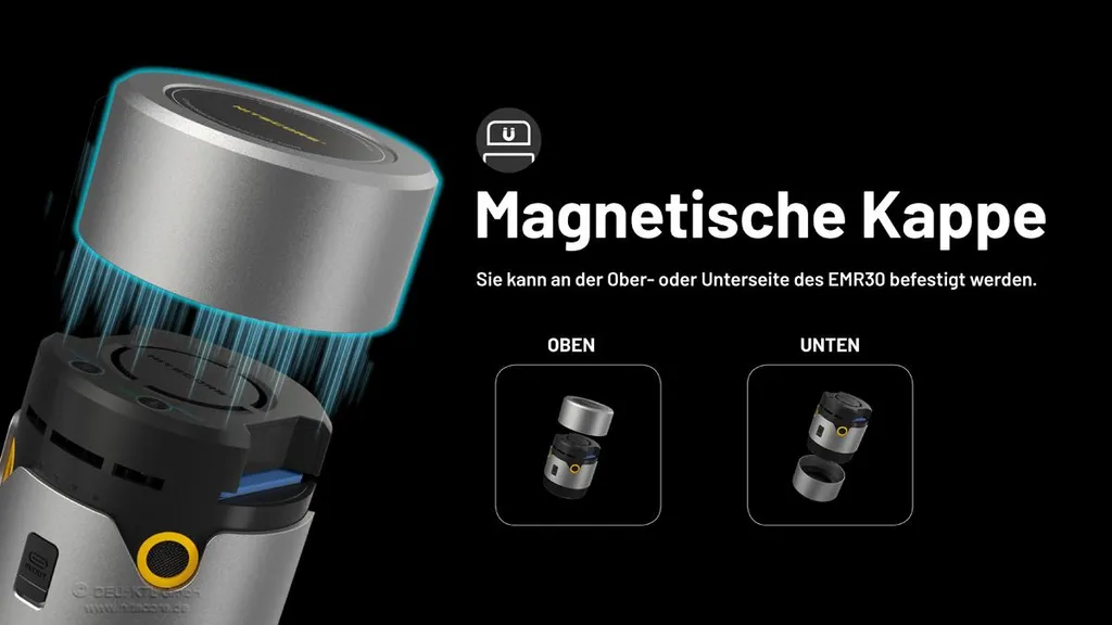 Répulsif EMR30 Nitecore Polyvalent avec Diffusion Thermique Haute Précision - 15