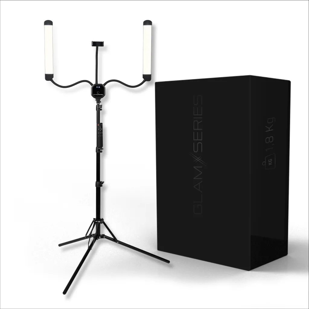 Lampe LED GlamLuminater à Température Réglable et Bras Mobiles 2x20W
