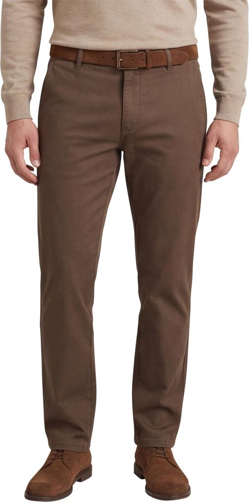 Meyer Hose braun einfarbig RIO Chino