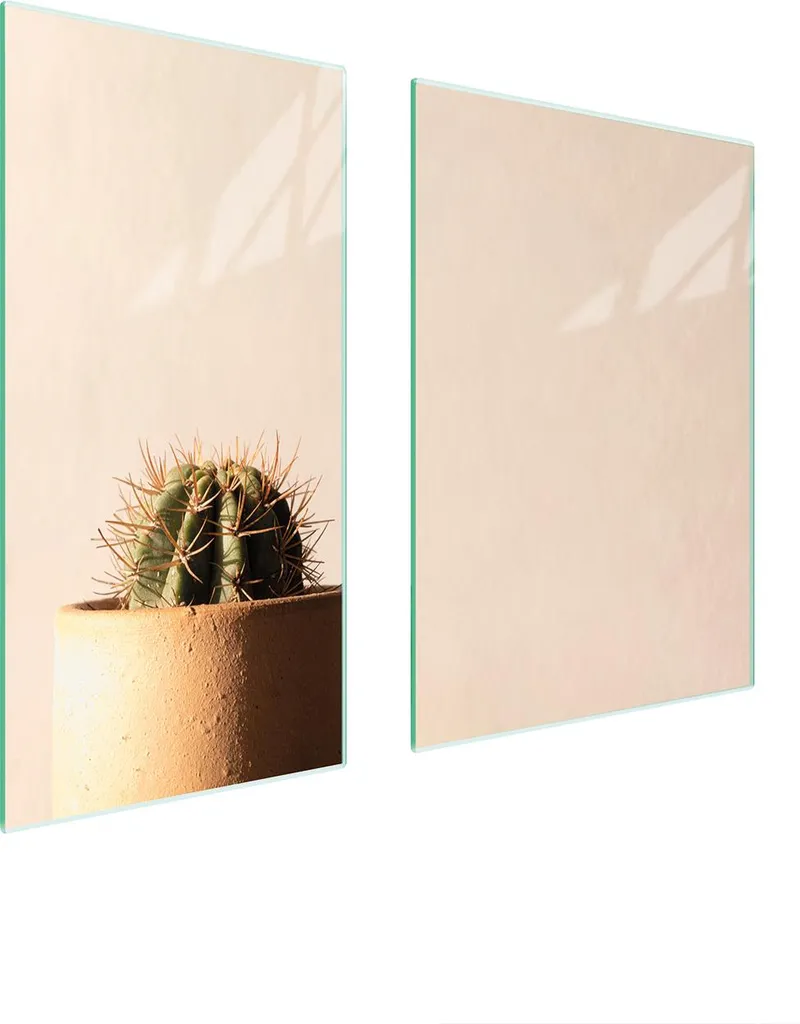 Coprifornelli Universali 75x52 Cactus Beige - Vetro Proteggi Piano