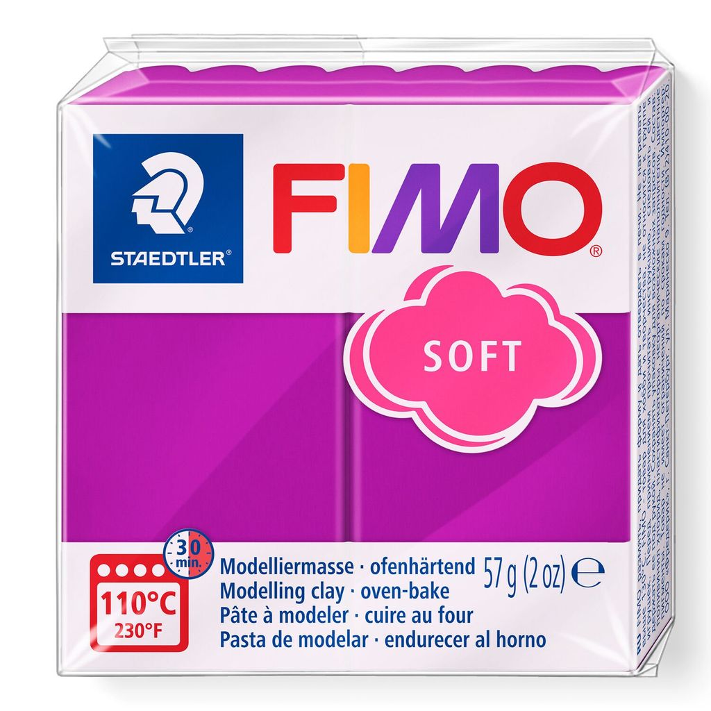 Fimo soft Modelliermasse, purpur, 8020-61, 57g