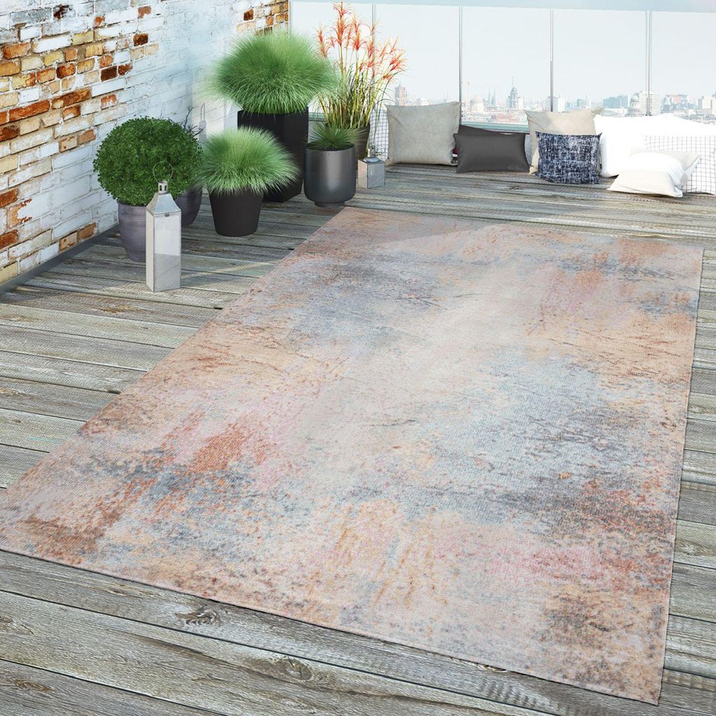TT Home In-& Outdoor Teppich Küche Wohnzimmer Wetterfest Produktbild 