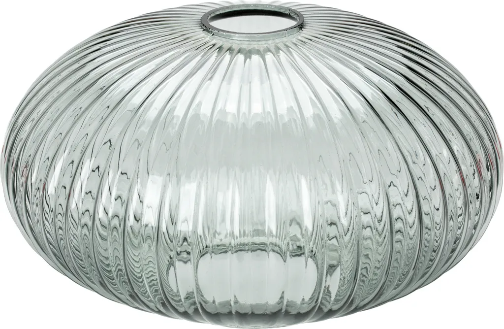 Abaat-jour en verre fumé gris de remplacement pour lampe de table Ø25cm