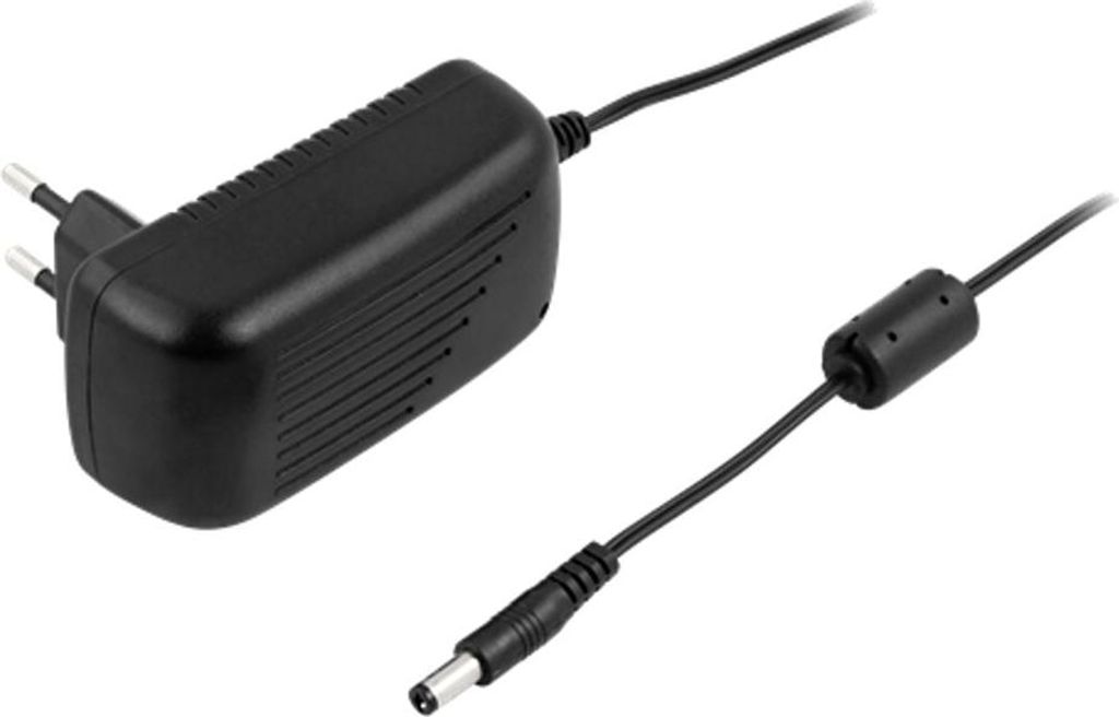 Adaptateur secteur DELTACO 100-240 V CA 50-60 Hz vers 12 V Image du produit 