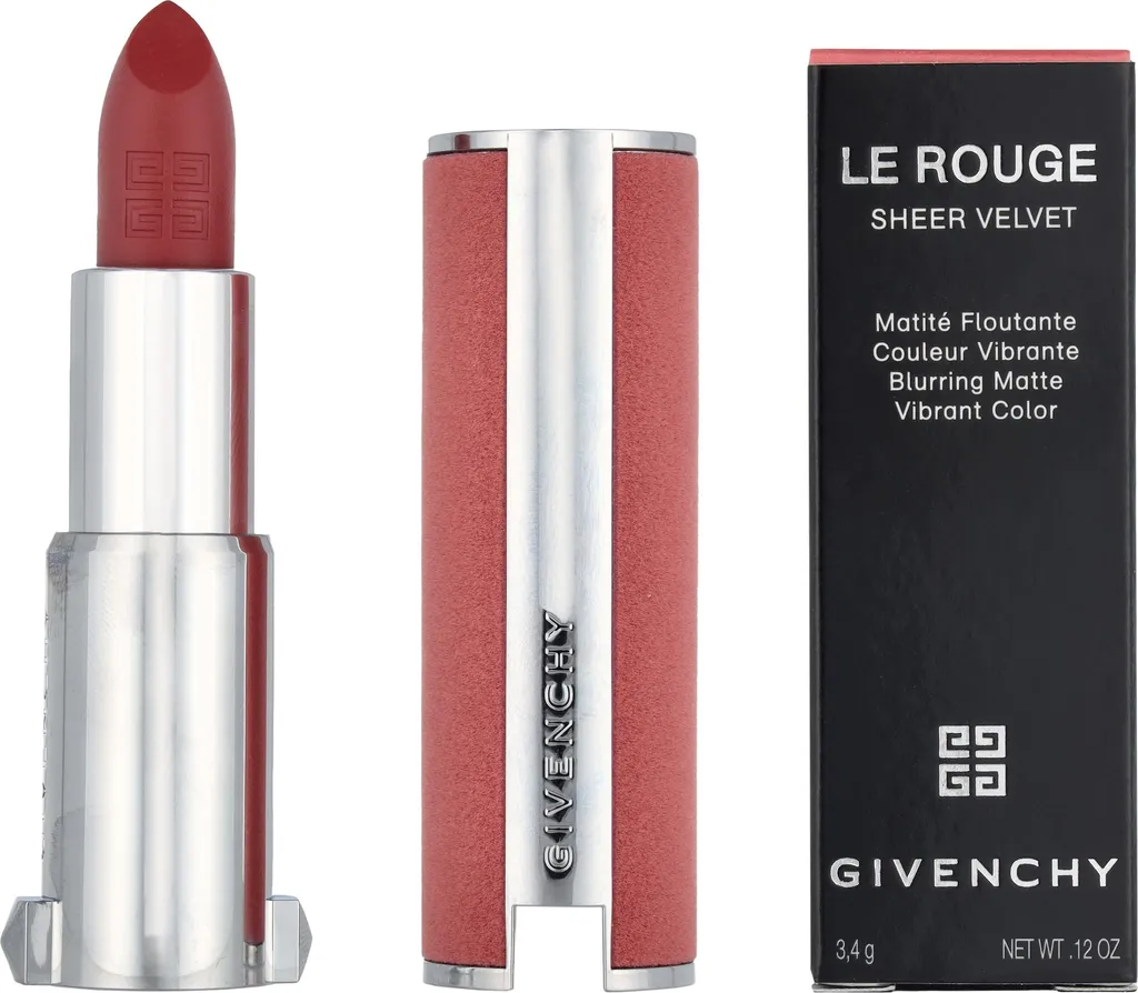 Givenchy Sheer Velvet Rouge à Lèvres Rechargeable Mat Hydratant 12h