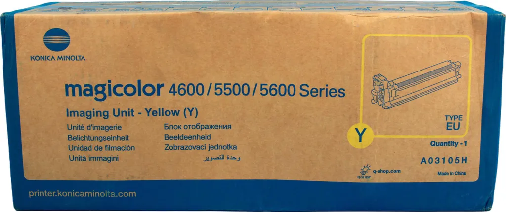 Tambour Jaune A03105H Magicolor 5500 : Corrigez vos Défauts d'Image