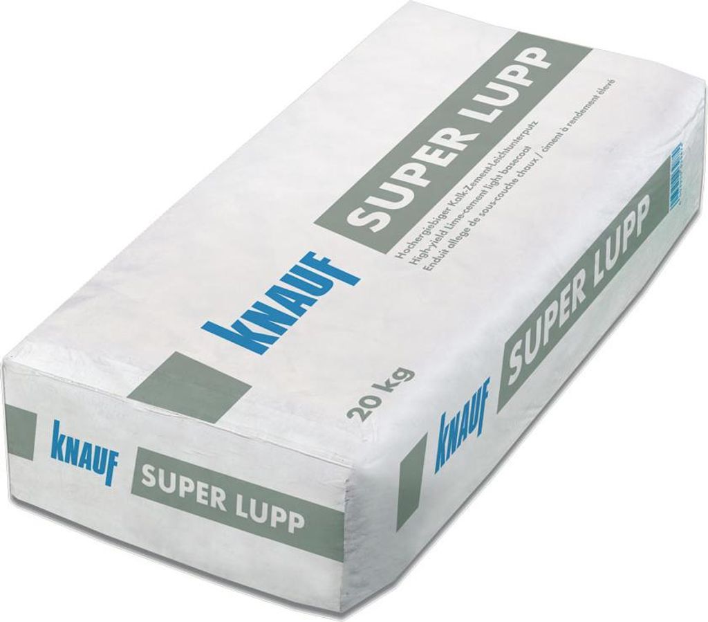 KNAUF Super Lupp Kalk-Zement-Leichtputz 20kg Obrázok produktu 