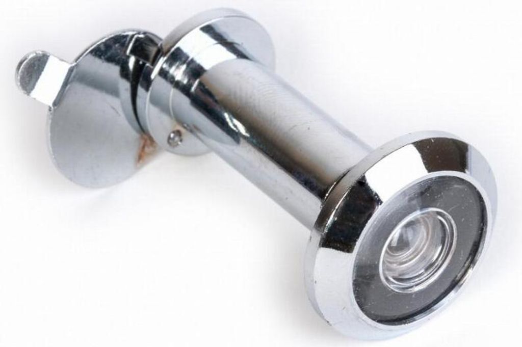 Verchromter Türspion 180° Sicht BLINDOMAX Ø12 mm - 459