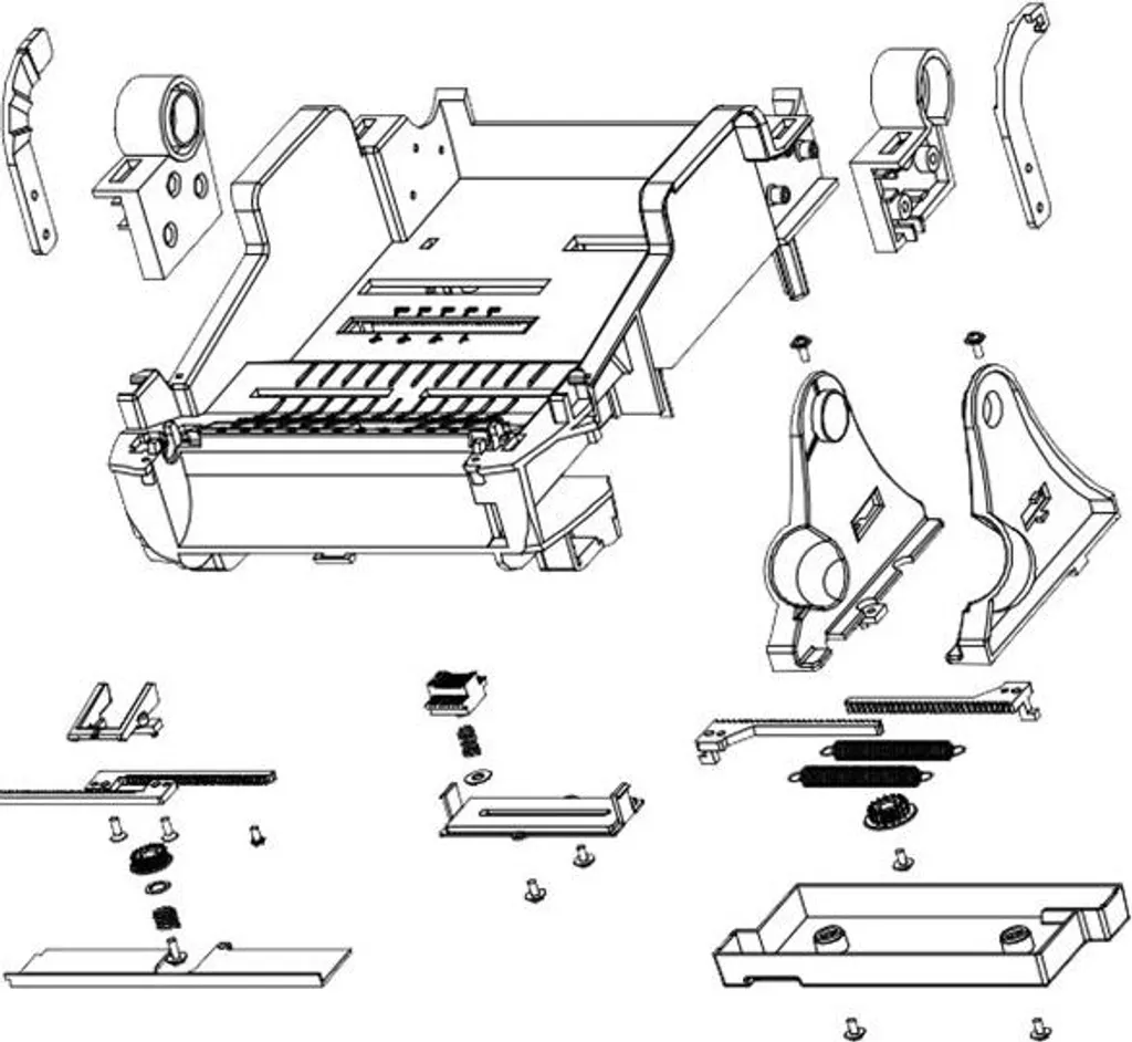Assemblage base DATAMAX DPR78-2899-01 robuste en alliage renforcé noir