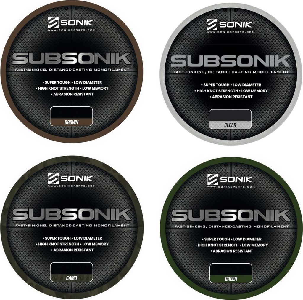 Sonik Subsonik - 1200m Angelschnur, Farbe:Camo, Produktbild 