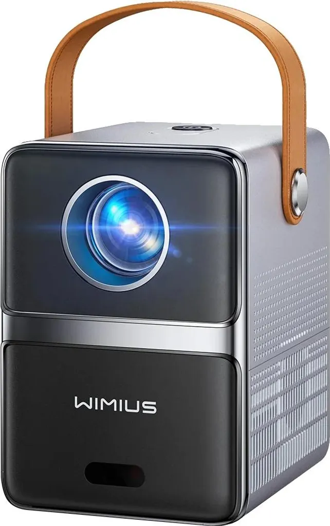 Projecteur Full HD 1080P Wi-Fi 6 avec Couleurs Éclatantes et Mode Cinéma