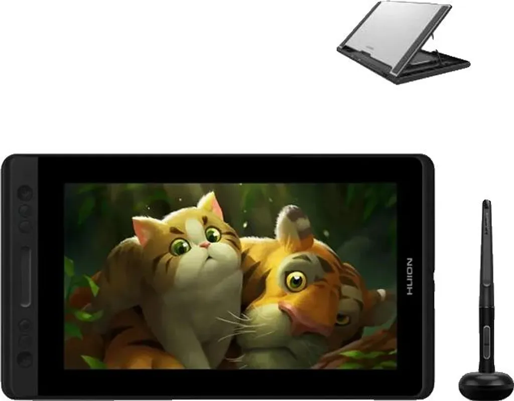 Tablette graphique à stylet Full HD 8192 niveaux de pression avec support