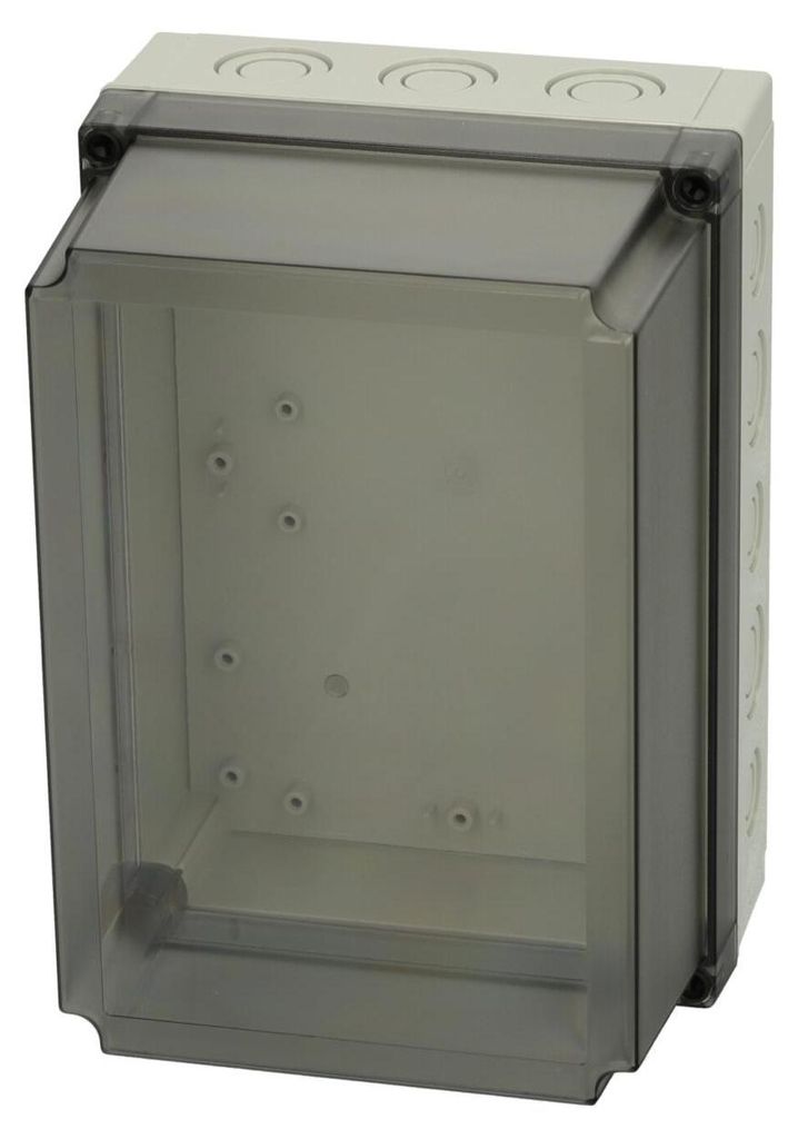 FIBOX Gehäuse mit Dichtung und Deckel, Serie: MNX mit metrischen Vorprägungen, Werkstoff Gehäuse Polycarbonat (PC) Maße