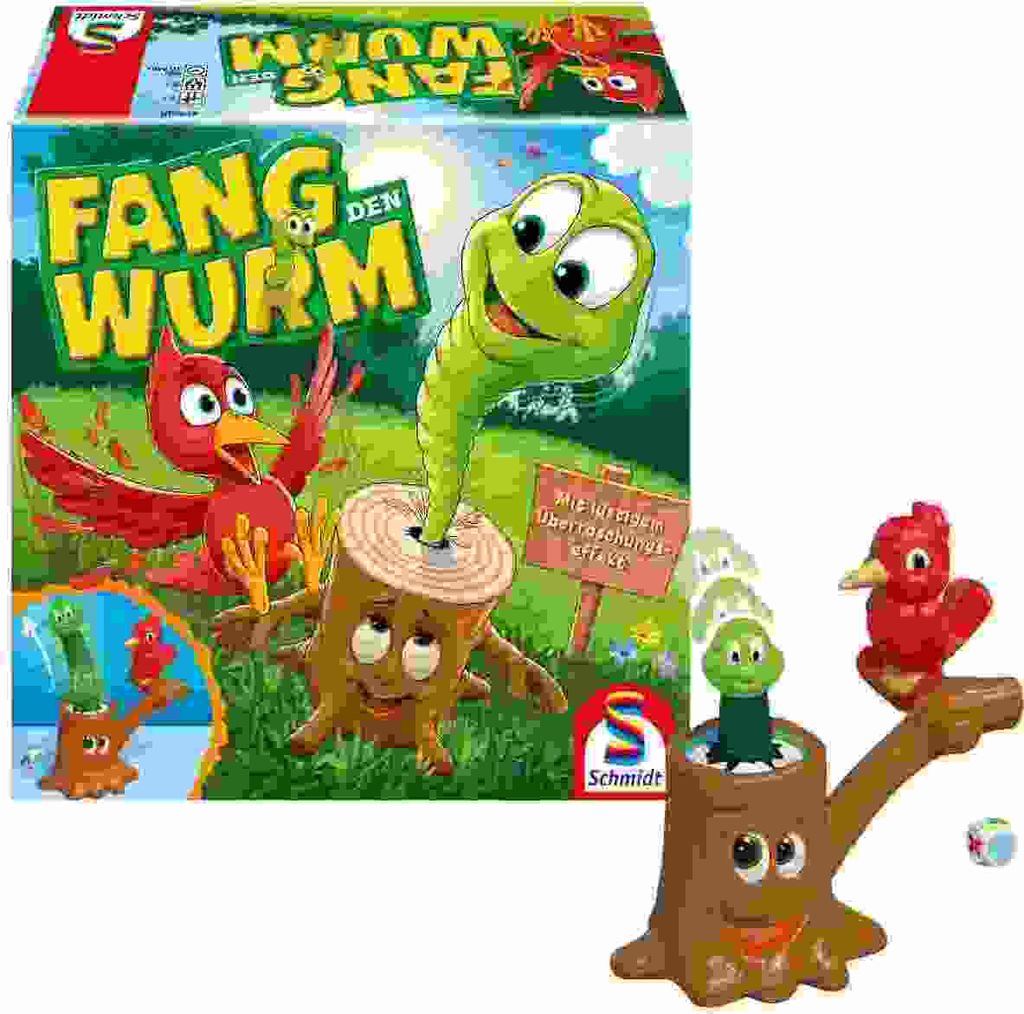 Jeux Schmidt Fang den Wurm, jeu d'adresse Image du produit 