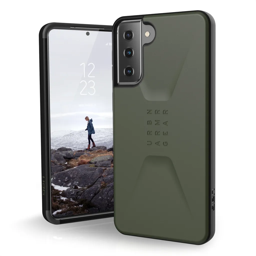 Évitez la Casse : Coque Samsung S21 Plus UAG Verte Antichoc Premium