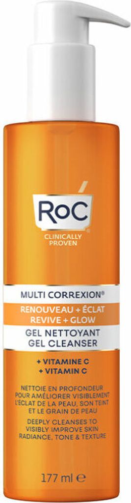 RoC Multi Correxion ️ Revive & Glow Vitamin C Gel Cleanser 177 ml