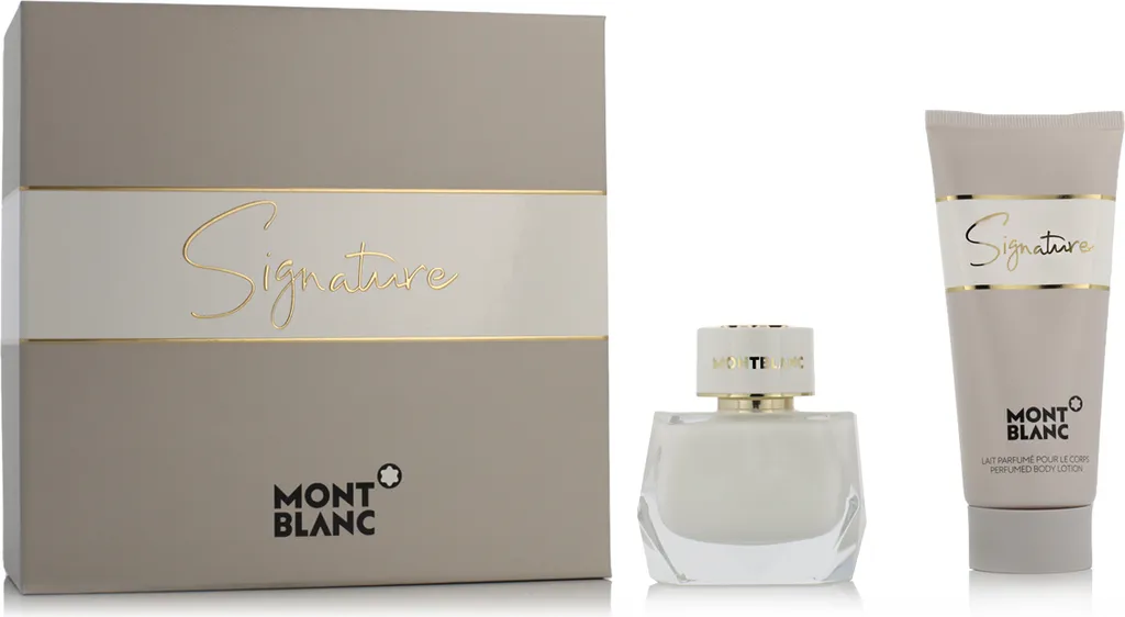 Coffret Parfum Montblanc Signature pour Femme avec Lait Corps Hydratant