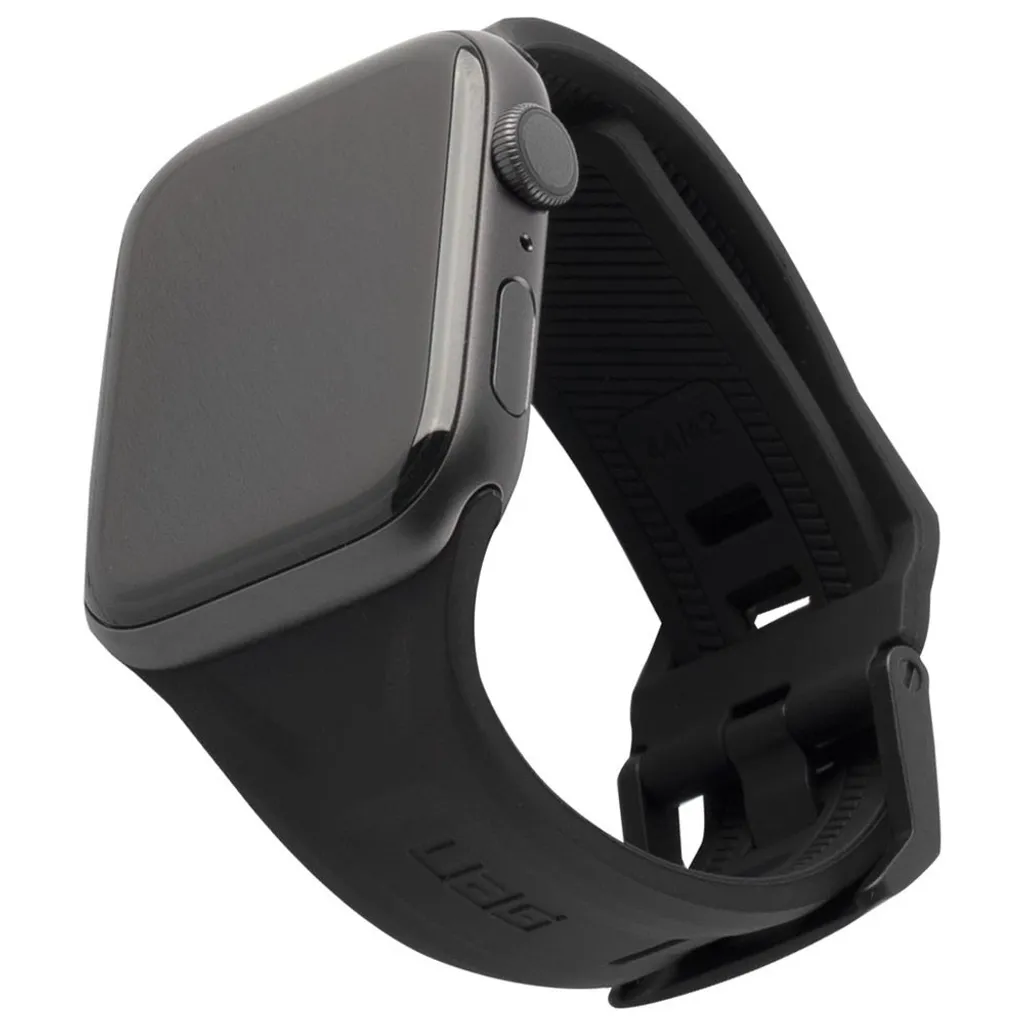 Bracelet de Montre Connectée UAG Scout Noir Silicone Souple et Durable