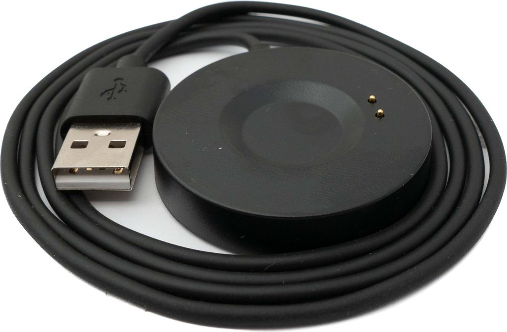 SYSTEM-S USB 2.0 Kabel 100 cm Ladestation für Realme Watch S Pro Smartwatch in Schwarz