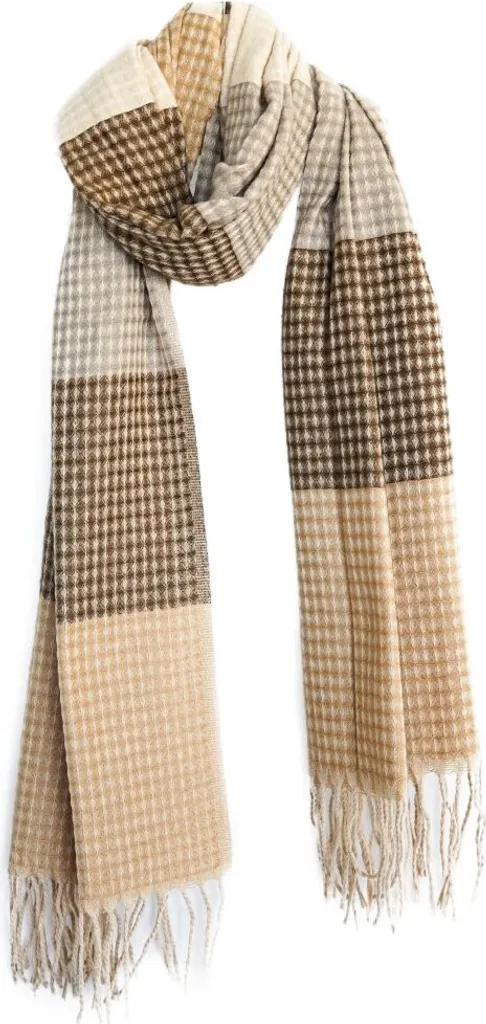 Sciarpa in lana con logo (Sabbia) | So ufficiale Burberry