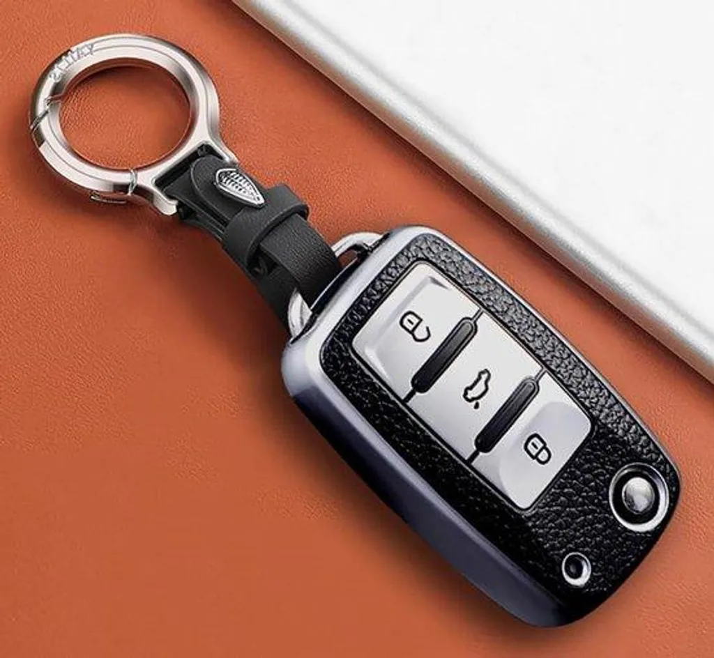 Housse de protection pour clé de voiture en TPU souple et zinc robuste