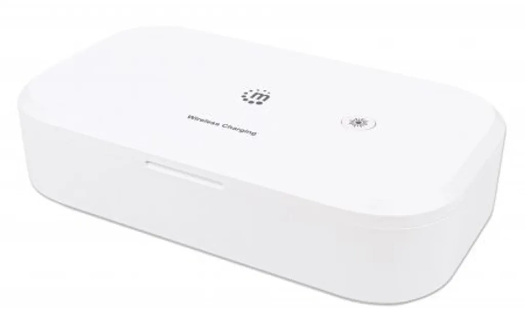 Boîtier UV-C Désinfectant et Chargeur Sans Fil 10W Manhattan 180283