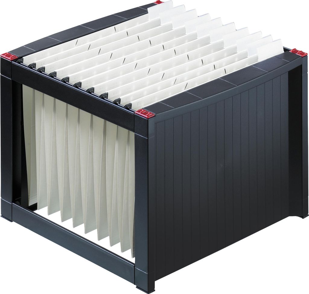 Rack pour dossiers suspendus Ku.schwarz H272xB360xT380mm Image du produit 