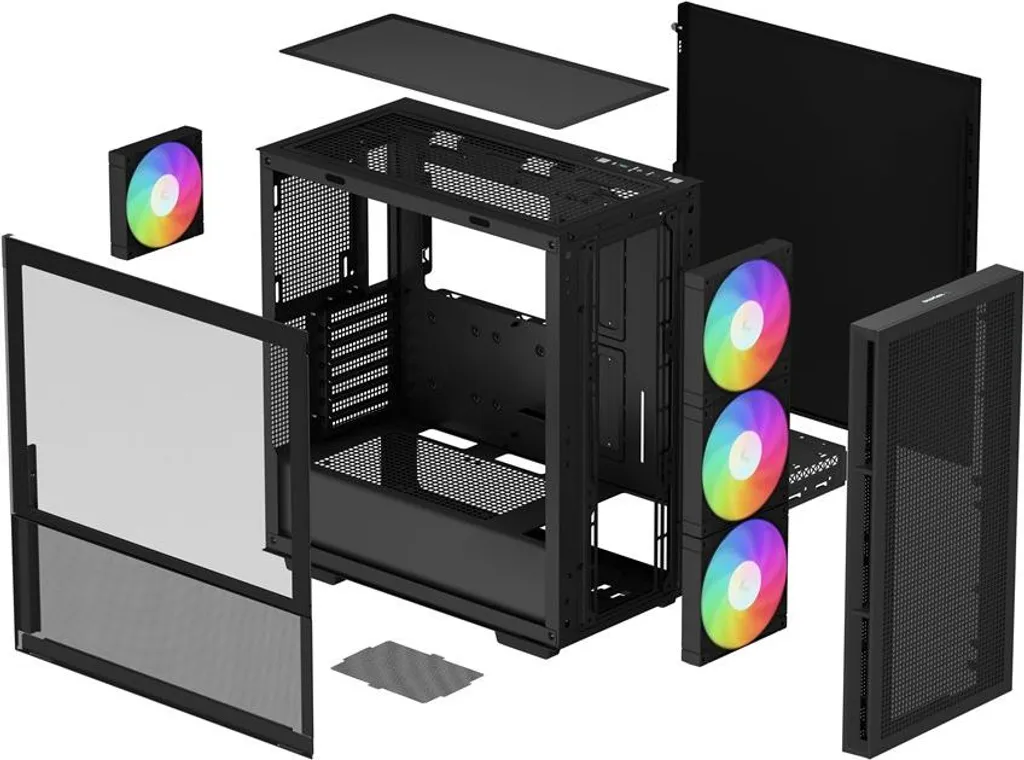 DeepCool CH560 Boîtier Airflow avec Ventilateurs ARVB et Affichage Digital - 17