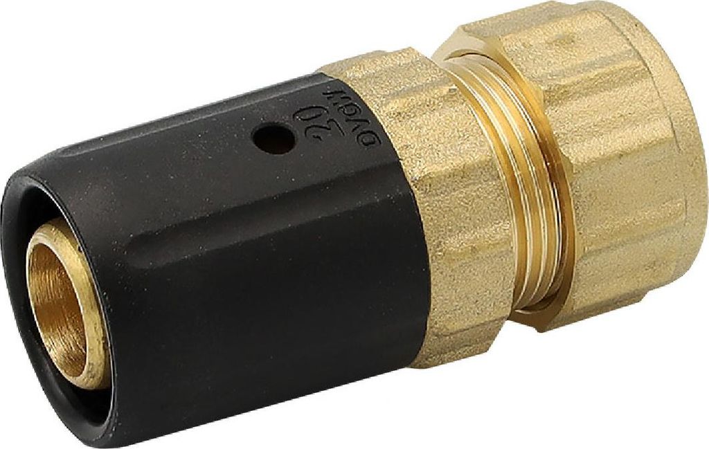 Pipetec Steckfitting Steck-Übergang auf Kupferrohr (Schraub.) 20x2-15mm