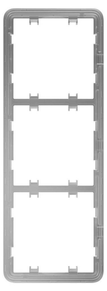 Estrutura Vertical para 3 Interruptores Ajax 2x AJ-SIDEBUTTON-...-VERT 1x AJ-CENTERBUTTON-...-VERT