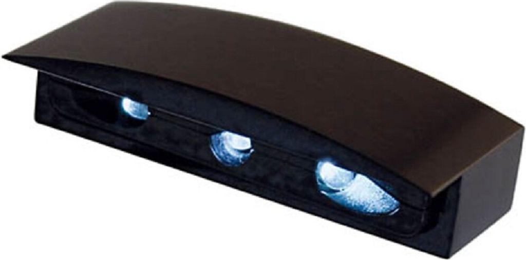 HIGHSIDER smart Micro LED Kennzeichenbeleuchtung Schwarz Mit Alu-Gehäuse (1Stck)