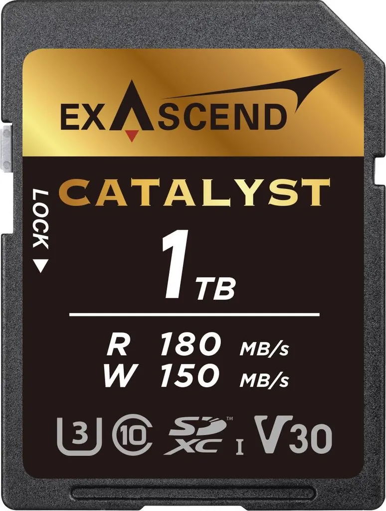 ExAscend Catalyst UHS-I V30 1TB Carte Mémoire SDXC Haute Performance
