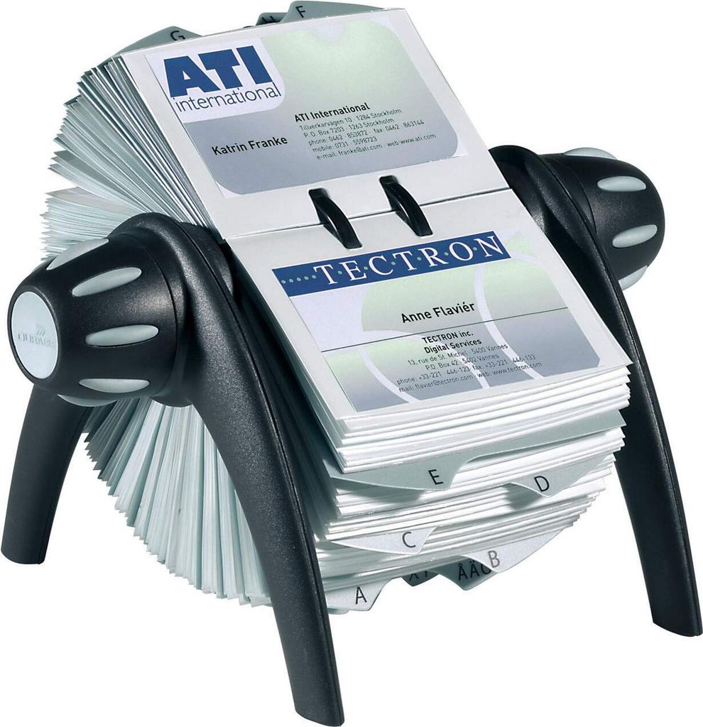 DURABLE Rotationskartei VISIFIX® FLIP VEGAS, 241701 schwarz Produktbild 