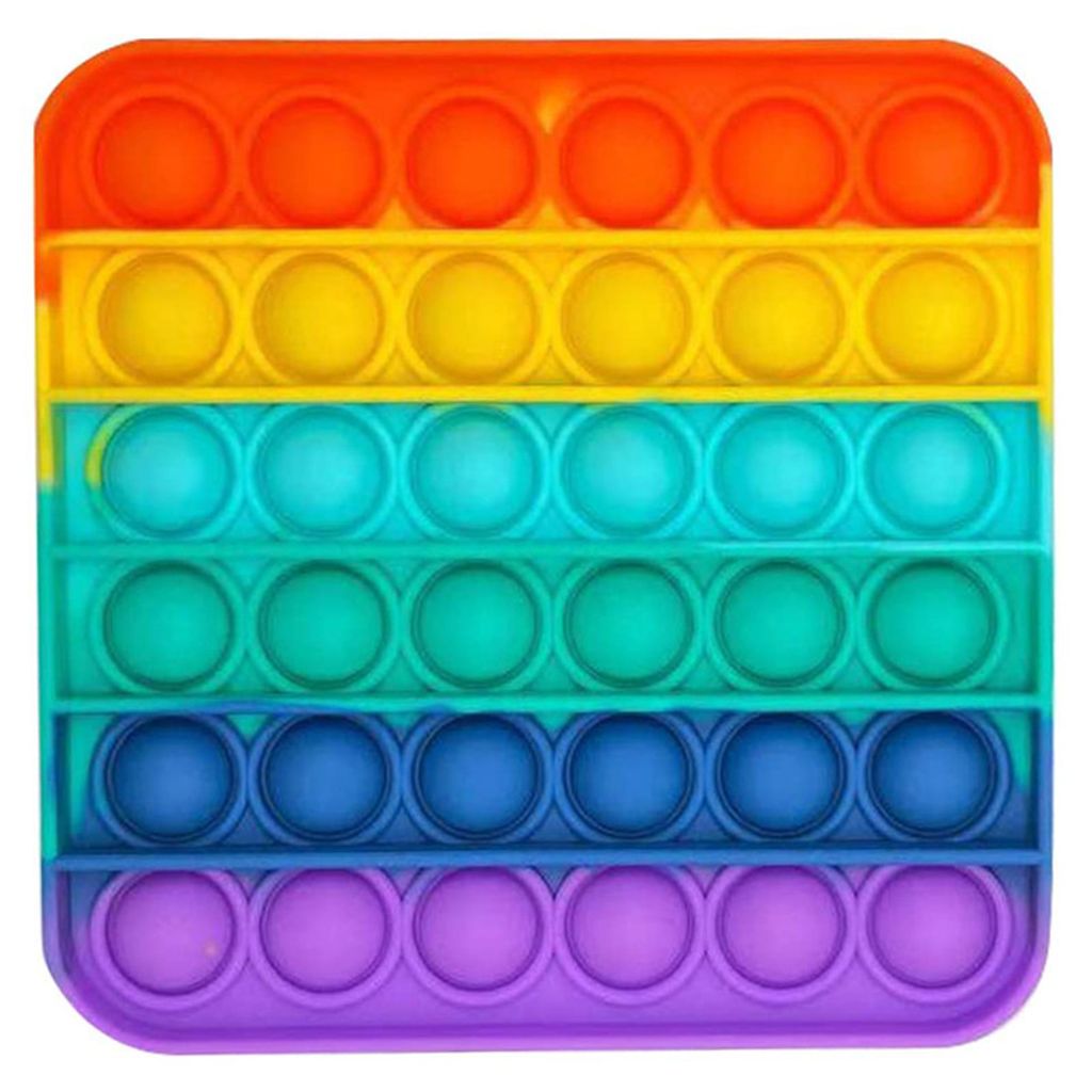 Bubble Silikon Sensory Zappeln Regenbogen Spielzeug Autismus Stressabbau Spiel 